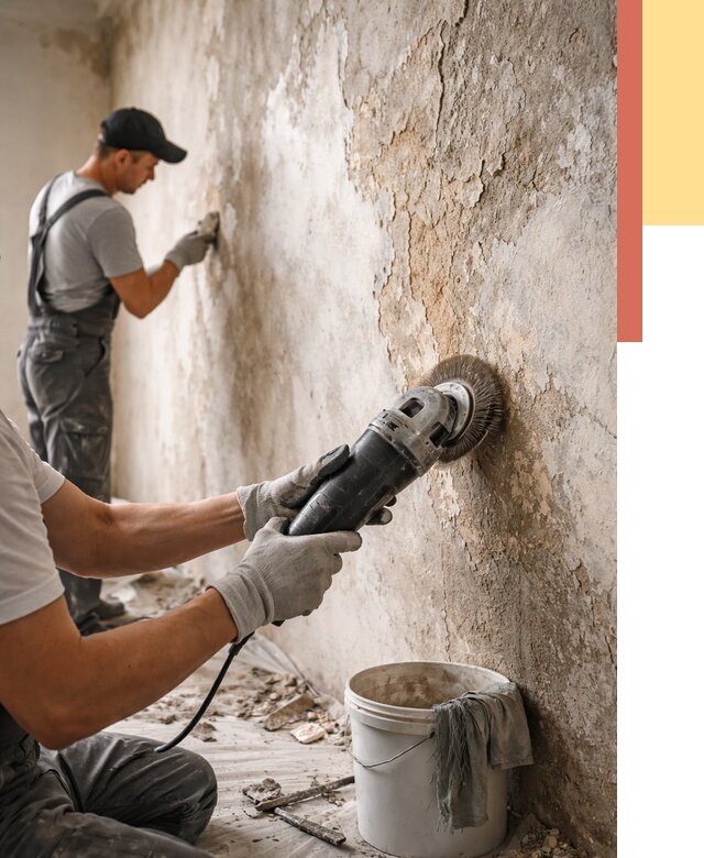 Снятие и удаление краски со стен в Апатитах от 2178 руб. — ОТДЕЛОЧНИК-Птт