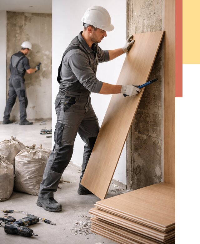 Демонтаж стеновых панелей в Апатитах от 3630 руб. за м² быстро и недорого | ОТДЕЛОЧНИК-Птт