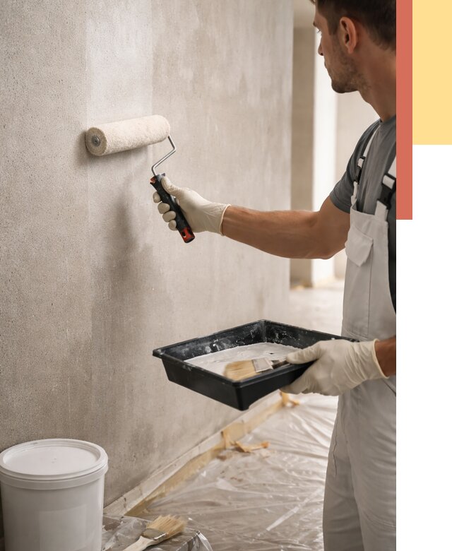 Грунтовка стен в Апатитах от 2282 руб. м2 — быстро, недорого, с материалом | ОТДЕЛОЧНИК-Птт