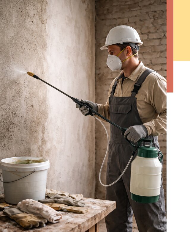 Антисептическая обработка стен в Апатитах от 1245 руб. — быстро и недорого | ОТДЕЛОЧНИК-Птт