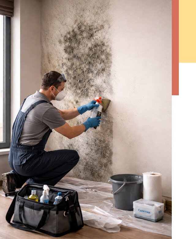 Удаление плесени со стен в Апатитах от 2230 руб. — быстро и недорого | ОТДЕЛОЧНИК-Птт