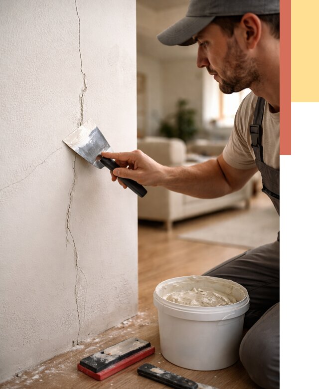 Заделка трещин и сколов в Апатитах от 2541 руб. — быстро и недорого | ОТДЕЛОЧНИК-Птт