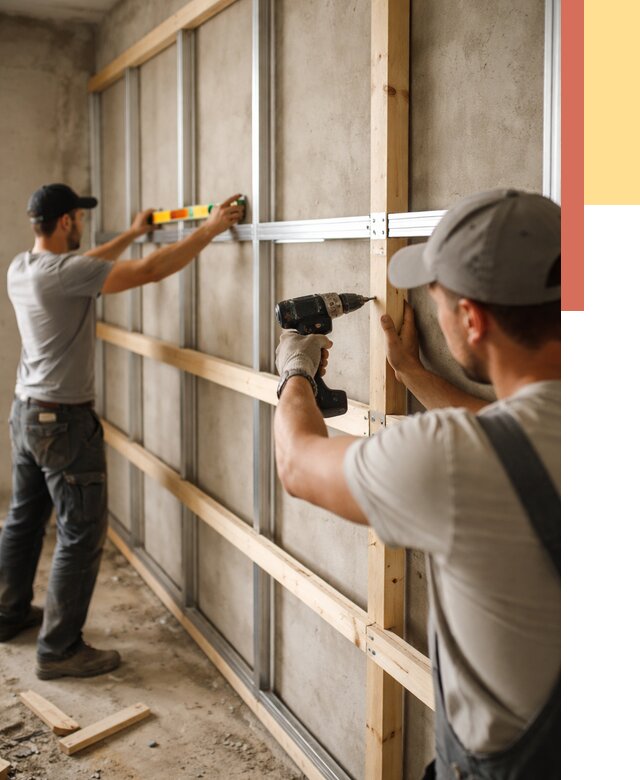 Устройство обрешетки под панели в Апатитах от 2178 руб. — монтаж под ключ | ОТДЕЛОЧНИК-Птт