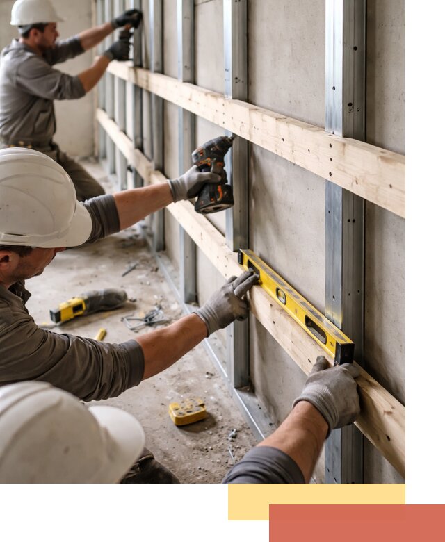 Устройство обрешетки под панели в Апатитах