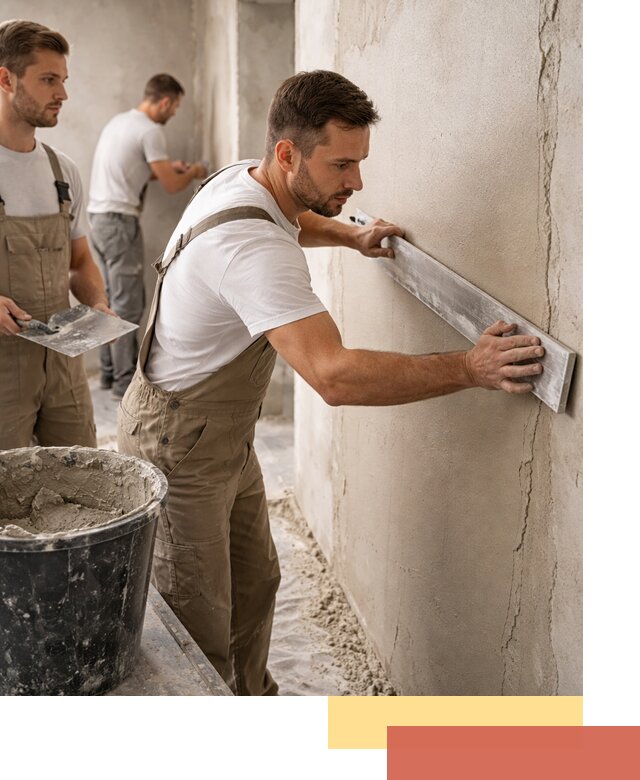 Штукатурка стен без маяков в Апатитах быстро и качественно