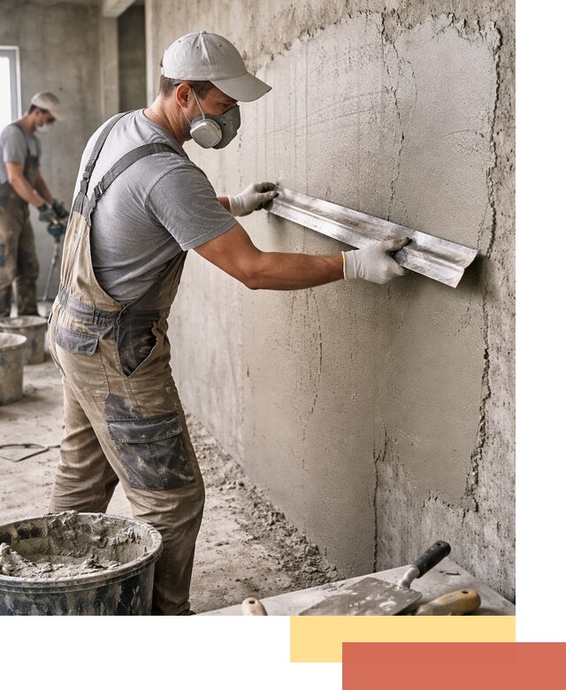 Штукатурка бетонных стен в Апатитах качественно и долговечно