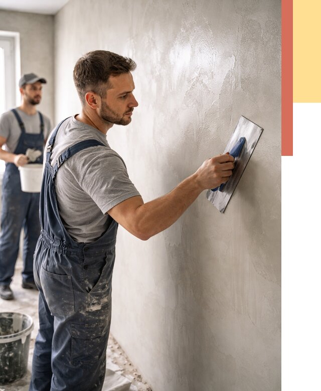 Глянцевание штукатурки стен в Апатитах от 7779 руб. — услуги и затирка | ОТДЕЛОЧНИК-Птт