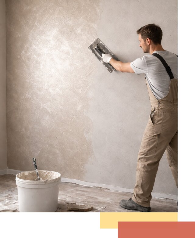 Декоративная штукатурка «Мокрый шелк» под ключ в Апатитах