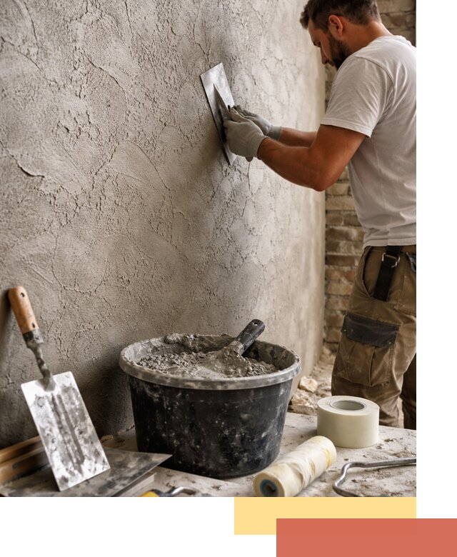 Декоративная штукатурка лофт в Апатитах — отделка стен и потолков