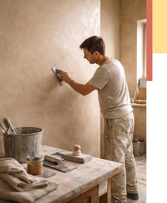 Марокканская штукатурка таделакт в Апатитах под ключ от 4356 руб. | ОТДЕЛОЧНИК-Птт