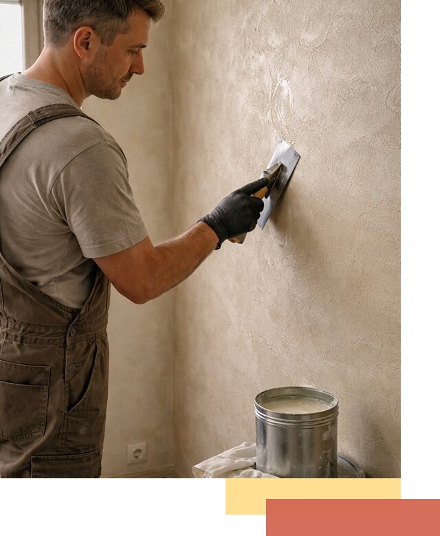 Нанесение воска на штукатурку в Апатитах для защиты и блеска