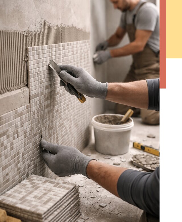 Облицовка стен мозаикой в Апатитах от 3319 руб/м2 — укладка мозаики на стены | ОТДЕЛОЧНИК-Птт