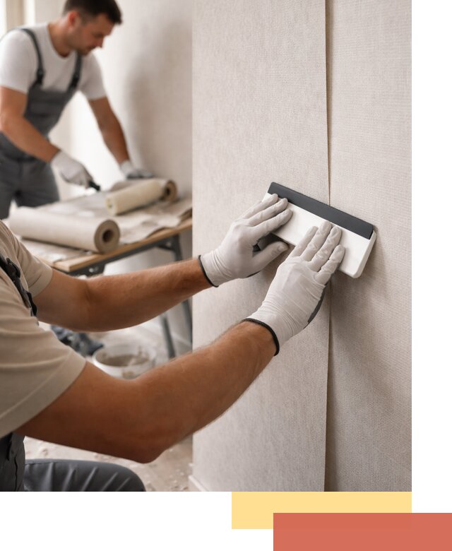 Поклейка обоев под покраску в Апатитах профессионально и быстро