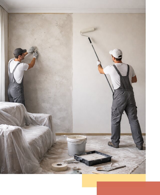 Покраска стен антивандальной краской в Апатитах