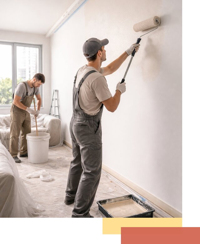 Покраска стен в офисе в Апатитах — быстрый и качественный ремонт