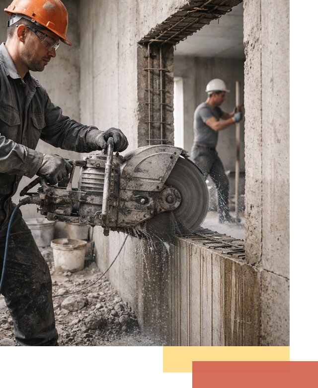 Алмазная резка проемов в Апатитах быстро и точно