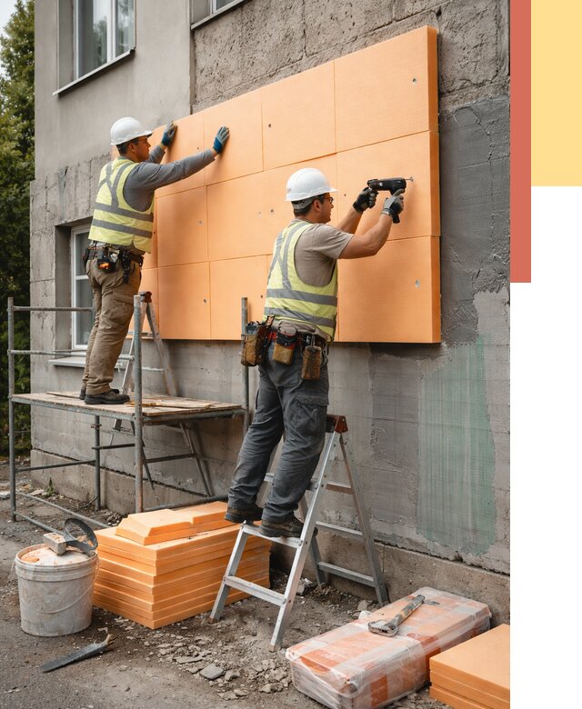 Утепление стен пеноплексом в Апатитах от 1919 руб./м2 — быстро и недорого | ОТДЕЛОЧНИК-Птт