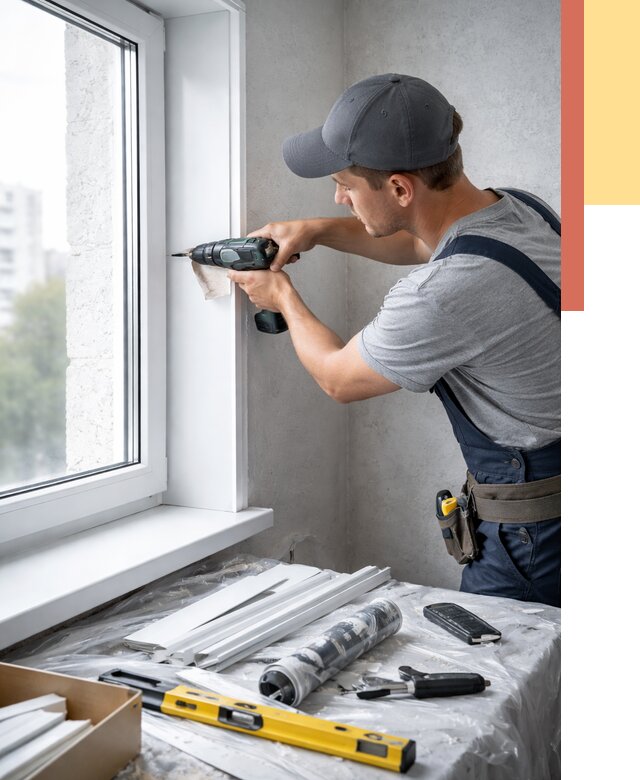 Установка пластиковых откосов в Апатитах от 2334 руб. | ОТДЕЛОЧНИК-Птт монтаж, быстро и недорого