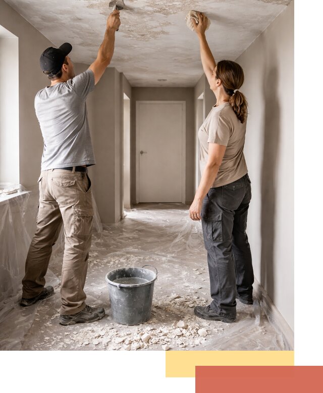 Удаление побелки с потолка в Апатитах — быстро и аккуратно