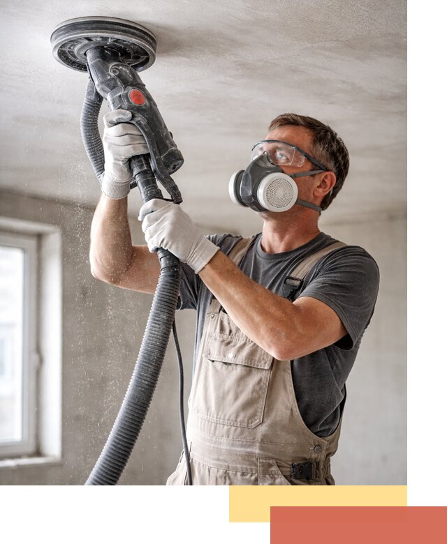 Шлифовка потолка в Апатитах — качественная подготовка под отделку