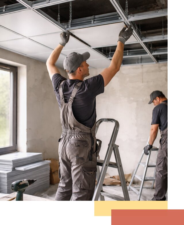 Монтаж кассетного потолка в Апатитах качественно и быстро