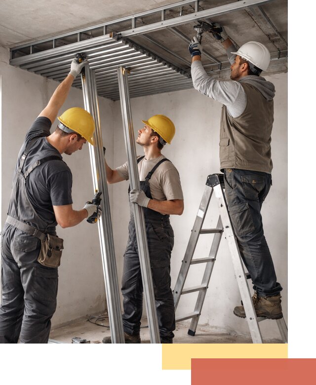 Монтаж реечного потолка под ключ в Апатитах