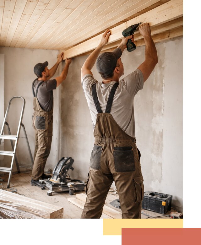 Монтаж потолка из вагонки в Апатитах профессионально и аккуратно