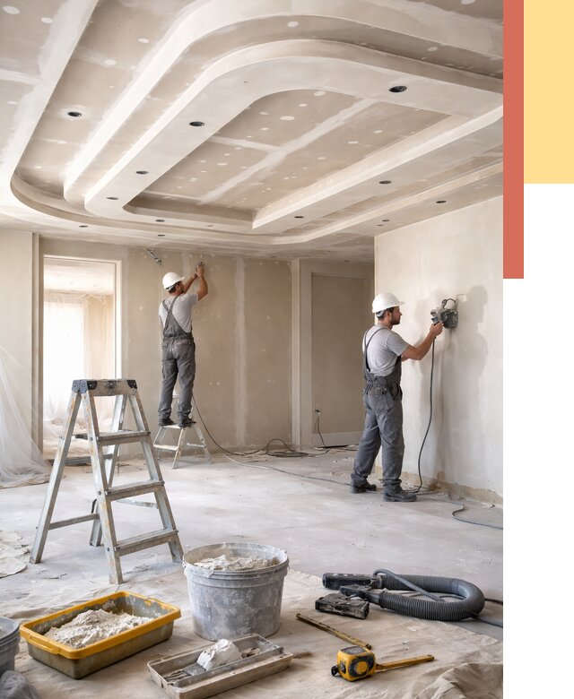 Многоуровневый потолок из гипсокартона в Апатитах от 778 руб. под ключ | ОТДЕЛОЧНИК-Птт