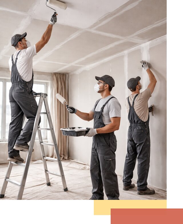 Покраска потолка из гипсокартона в Апатитах качественно и недорого