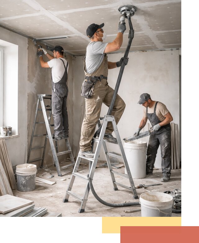 Ремонт потолка из гипсокартона в Апатитах: быстрый и качественный монтаж