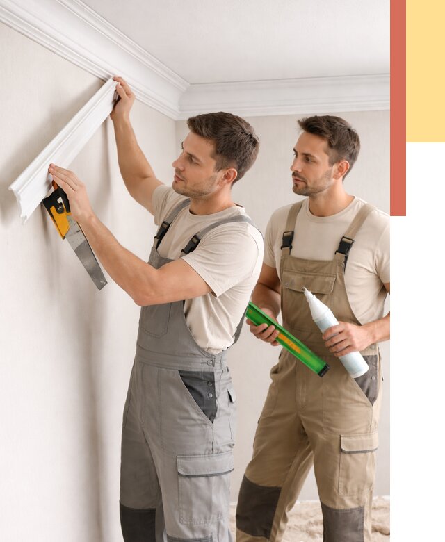 Монтаж потолочного плинтуса в Апатитах от 2386 руб. — быстро и недорого | ОТДЕЛОЧНИК-Птт